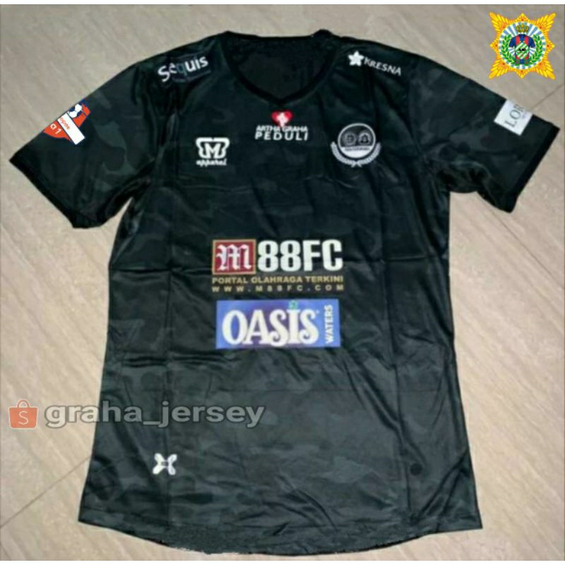 Jersey PS Tira Persikabo 3rd Liga 1 Shopee 2019 Terbaru Hitam Printing Grade Original
