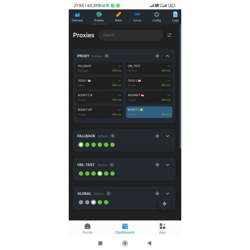 AKUN VPN STB OPENWRT CLASH PASWALL ROOT NON ROOT