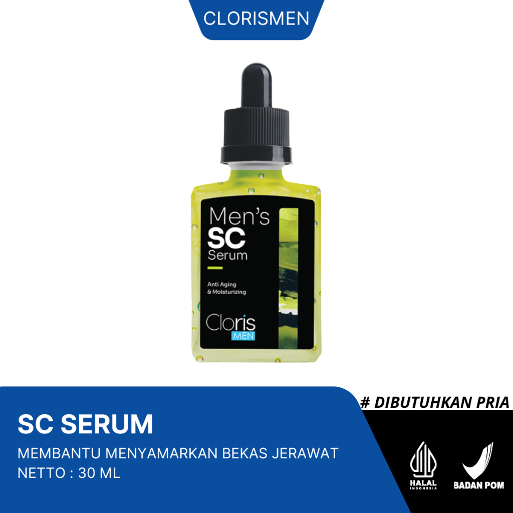 Clorismen SC Serum Wajah Pria Penghilang Bekas Jerawat dan Bopeng