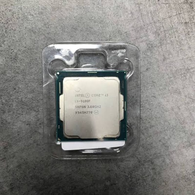 Processor Intel i3 9100f tray