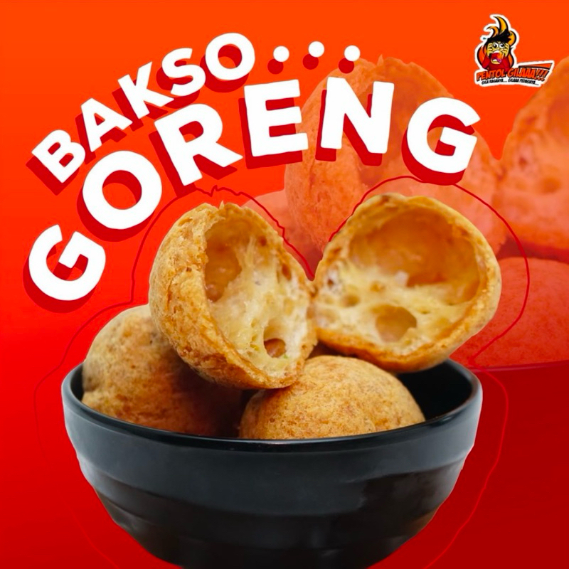 

Bakso GORENG by PENTOL GILA = 9 pcs