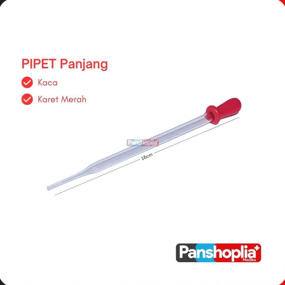 Ready Terkeren  Pipet Kaca Panjang l Pipet Tetes Kaca Panjang per 1pcs