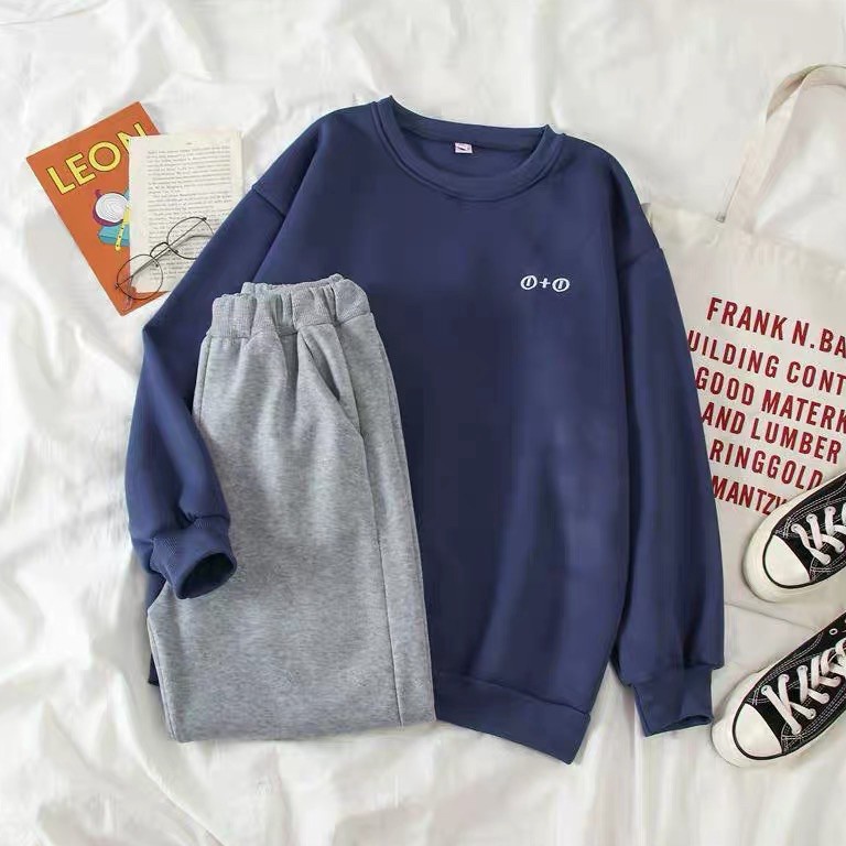 Model Terkeren Alexa hoodie set olahraga wanita korean style