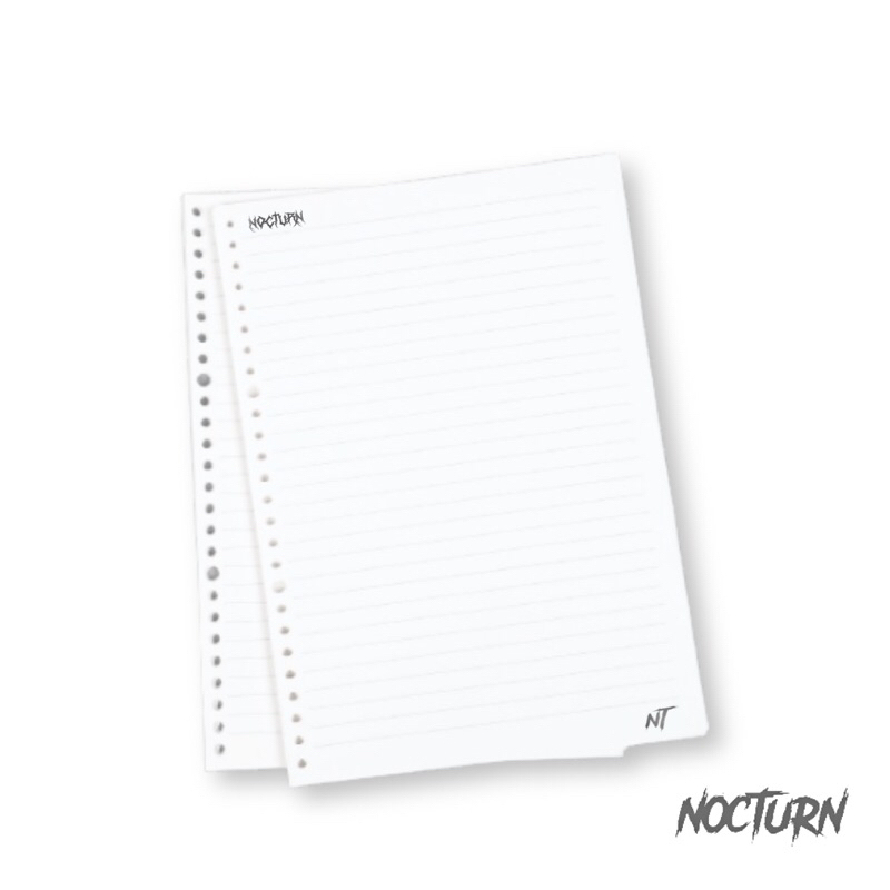 

NOCTURN Paper Sheet Binder Book Article 101 size B5 Isi Binder Putih 25lbr