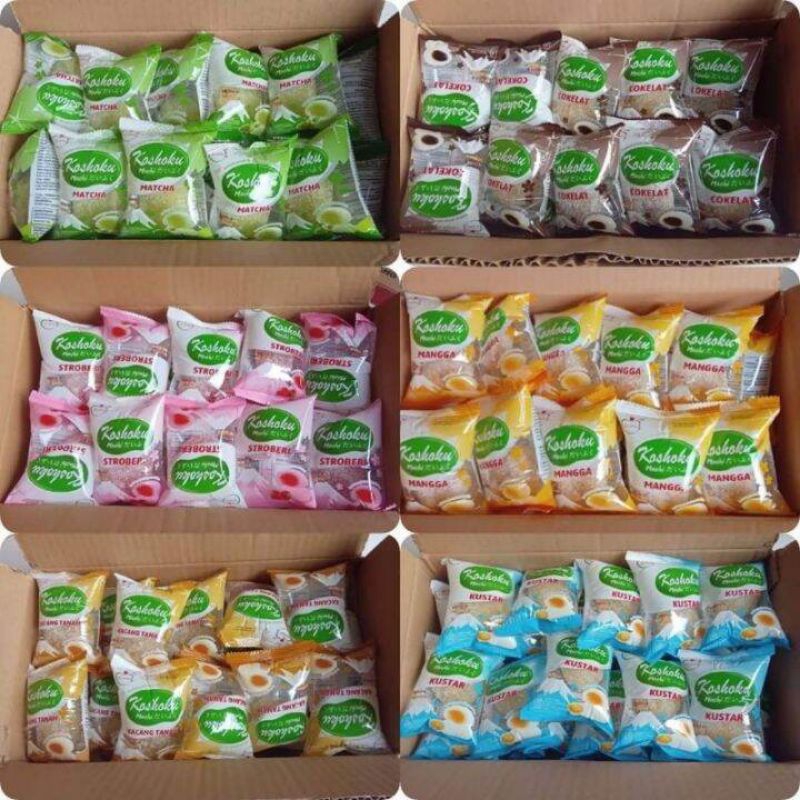 

[GROSIR TERMURAH] MOCHI KOSHOKU MOCHI ENAK ISI 40pcs