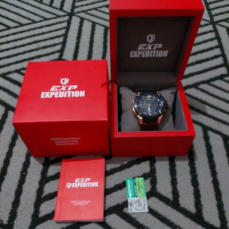 Preloved Jam Tangan Expedition like new