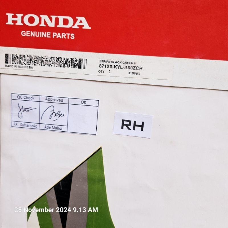 Stripe body Supra X125 .871X0-KYL-A00