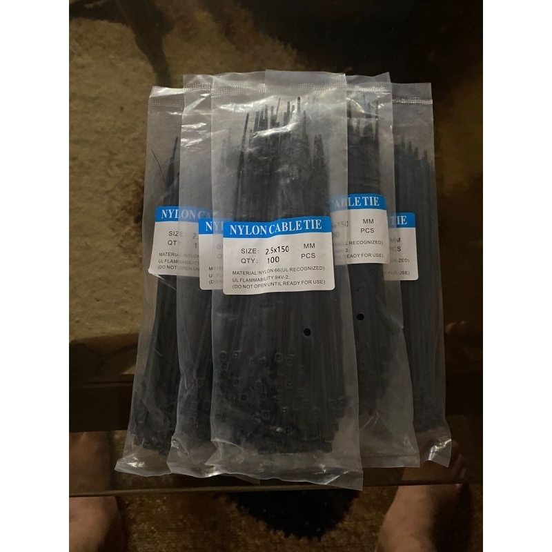 

Nylon cable tie 2.5x150 isi 100 pcs