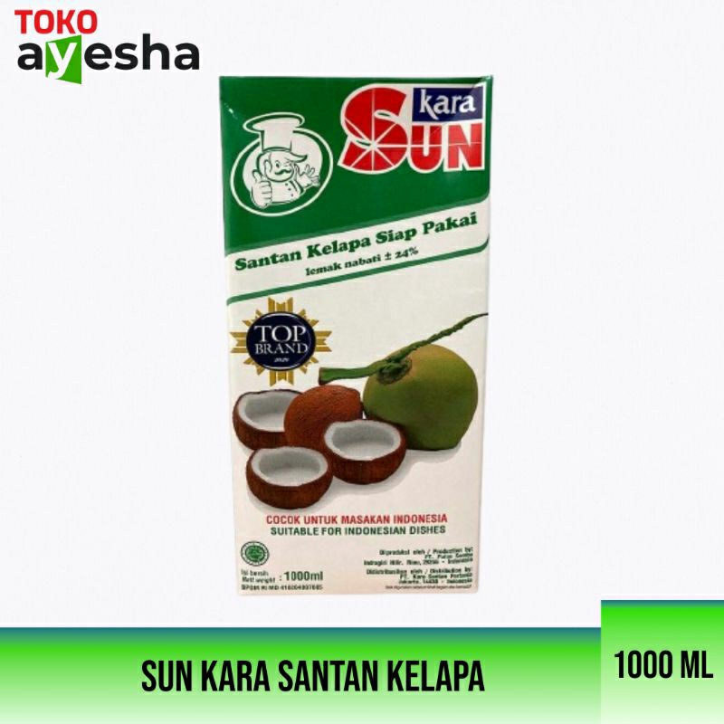

Santan Kelapa Sun Kara 1 Liter