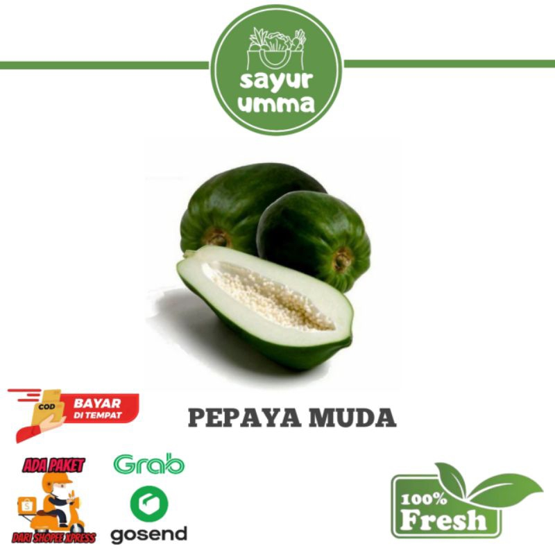 

pepaya gantung /pepaya obat /pepaya muda /pepaya gandul 1kg