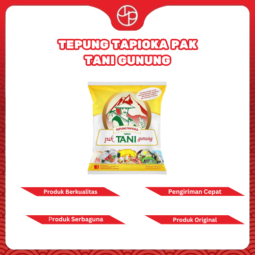 

Tepung Tapioka Sagu Pak Tani Gunung Berkualitas Tinggi Kemasan 500gr