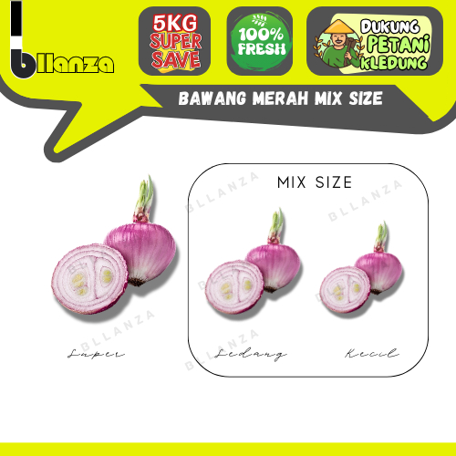 

Bllanza | Bawang Merah — Mix Size Lsg Petani (B)