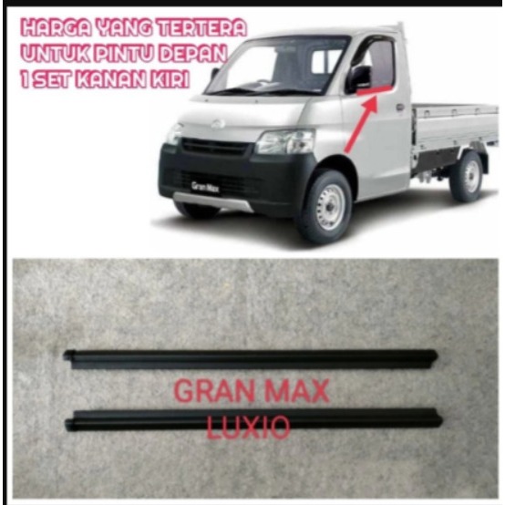 WEATHERSTRIP PLIPIT LIS MOLDING KARET KACA PINTU DEPAN GRAN MAX LUXIO