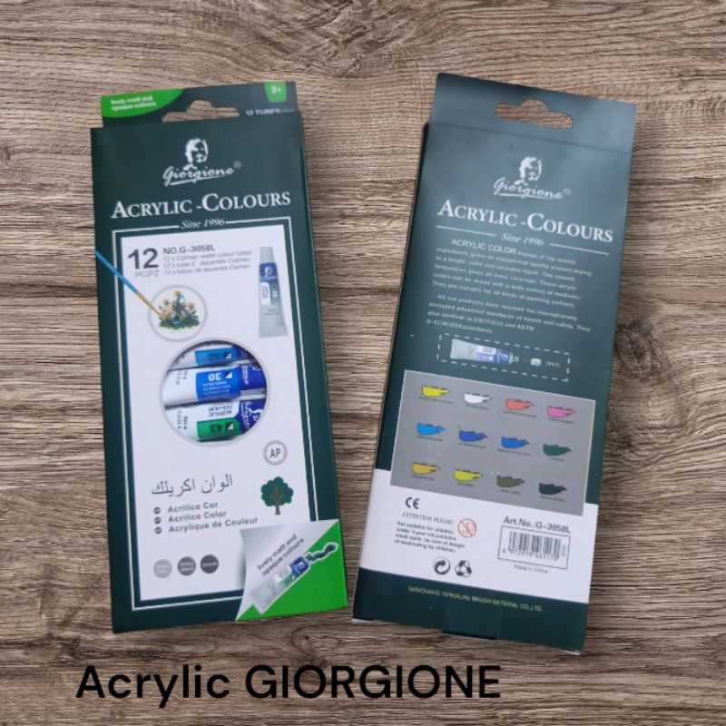 

ACRYLIC COLOR 12 WARNA/ CAT ACRYLIC 12 WARNA