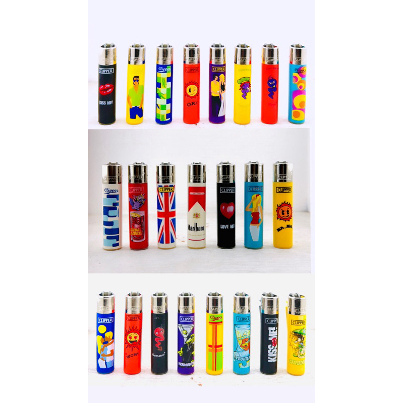 Korek roda clipper mini original spain, harga ecer 1 pcs, motif random sesuai ketersediaan