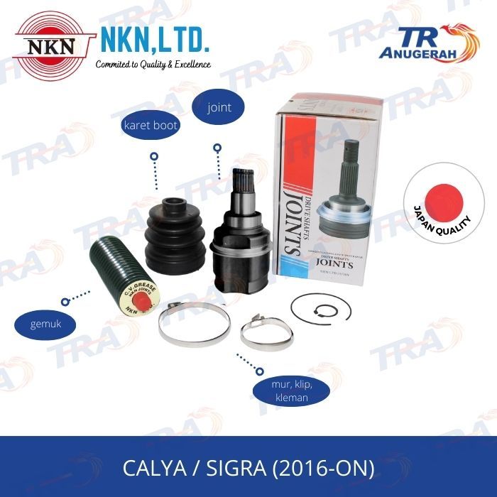 CV Joint dalam NKN Calya Sigra