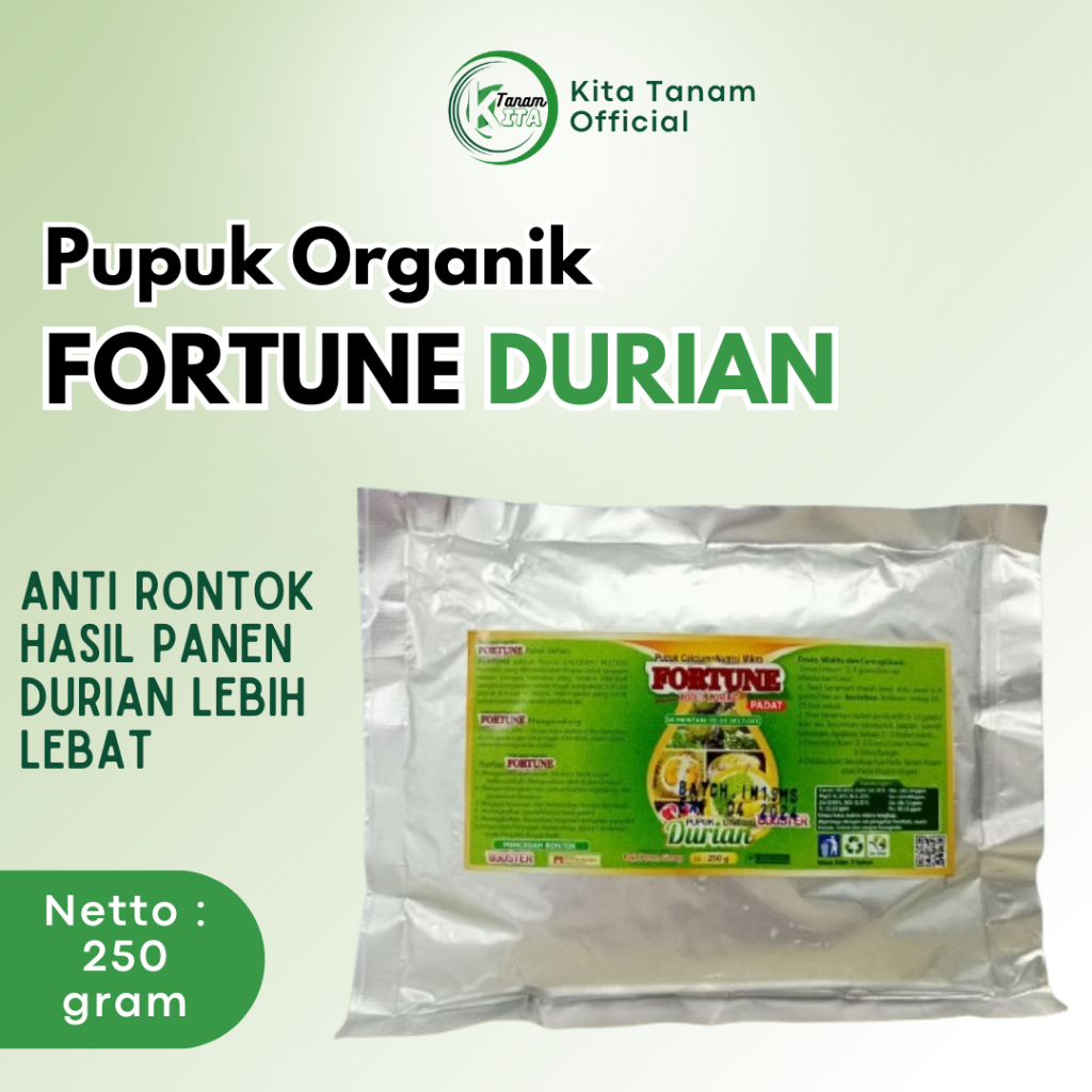 FORTUNE - Pupuk Organik Durian | Booster Pohon Durian & Pelebat Buah | Penyubur Durian
