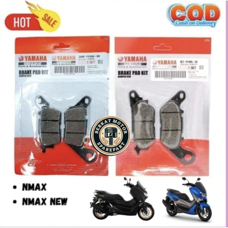 PAKET KAMPAS REM NMAX / SET KAMPAS REM DEPAN BELAKANG NMAX