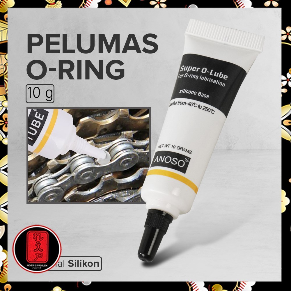 ANOSO Pelumas O-Ring Super Lube Grade Silicon Grease Lubricant 10g - S-6502 - White