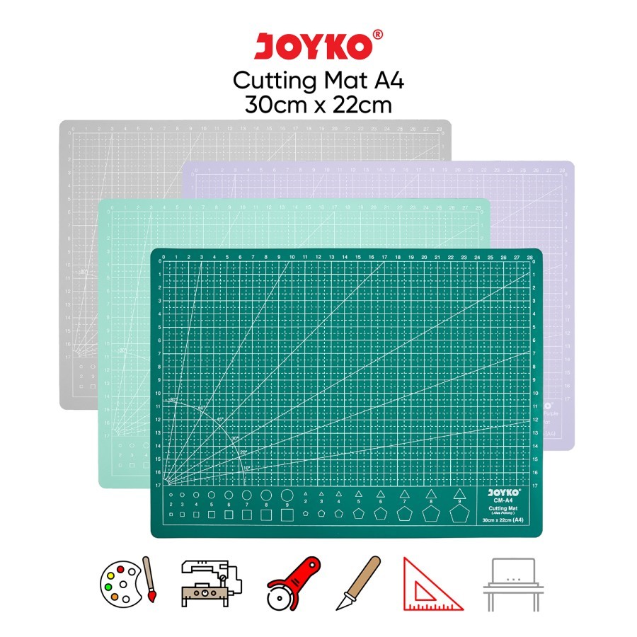 

Cutting Mat / Alas Potong Kerajinan Joyko Size CM-A4 30x22cm