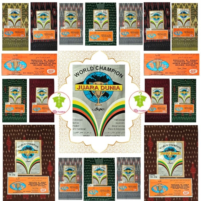 JUARA DUNIA, SARUNG TENUN / GOYOR, ORIGINAL