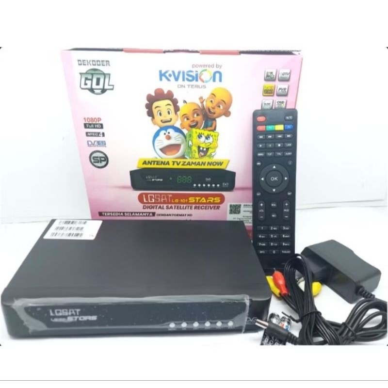 RECEIVER PARABOLA LGSAT LG-101 STARS BY KVISION