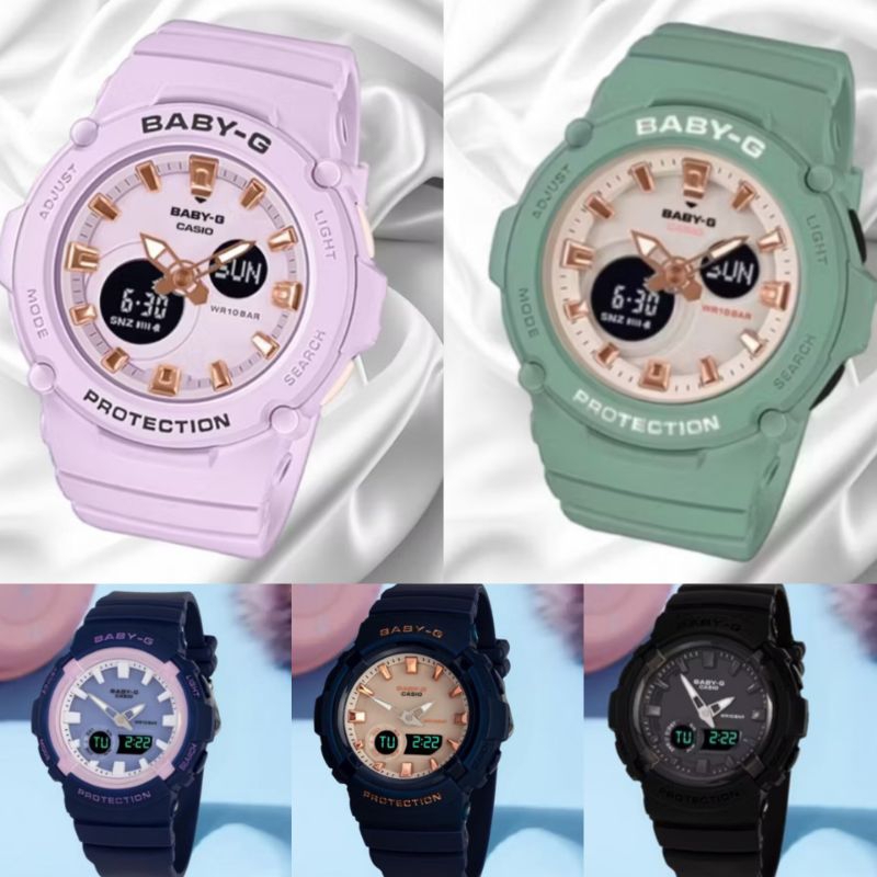 TERBARU ANTI AIR ..JAM TANGAN CASIO BABY G  ANAK SEKOLAH SD SMP ANAK PEREMPUAN / WANITA  WATER RESIS