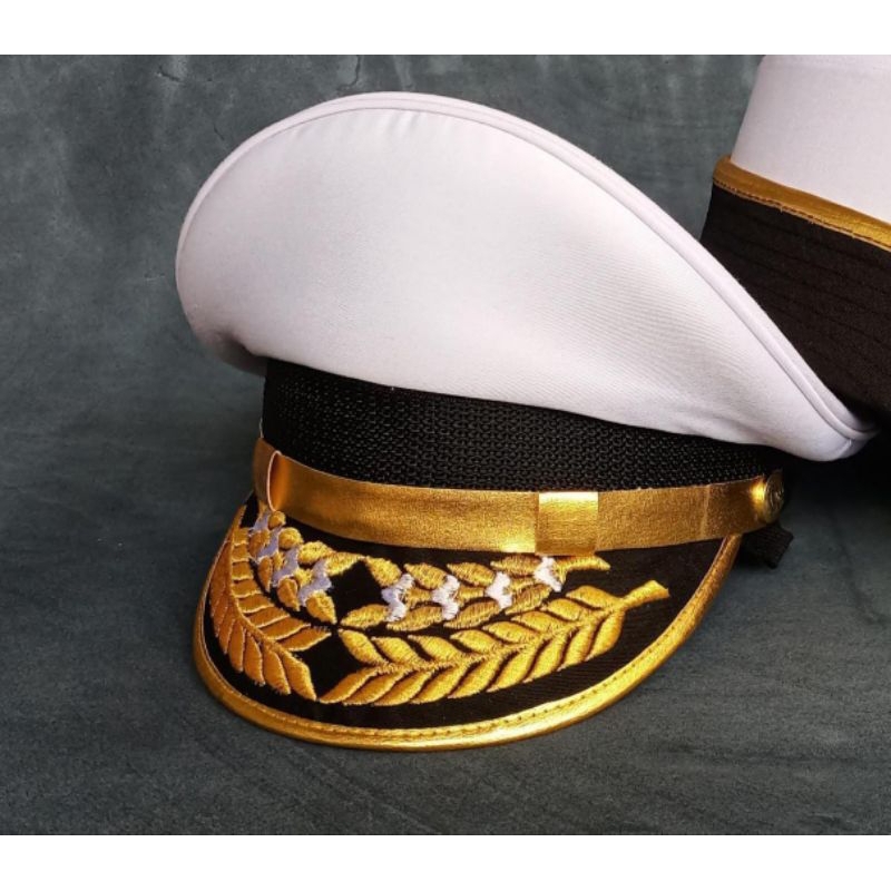 TOPI PET / KOWAD PASKIBRA / MARCHING BAND LAKI LAKI PEREMPUAN MINIMAL PEMESANAN 16 PCS KOSTUM