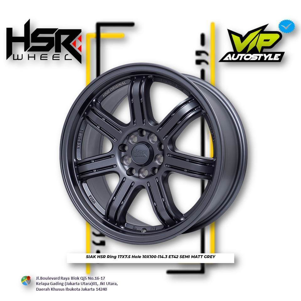 HSR SIAK R17 - Velg Mobil R17 Juke, BRV, HRV, Xpander, Innova Ring 17 - Toko HSR Jakarta Utara