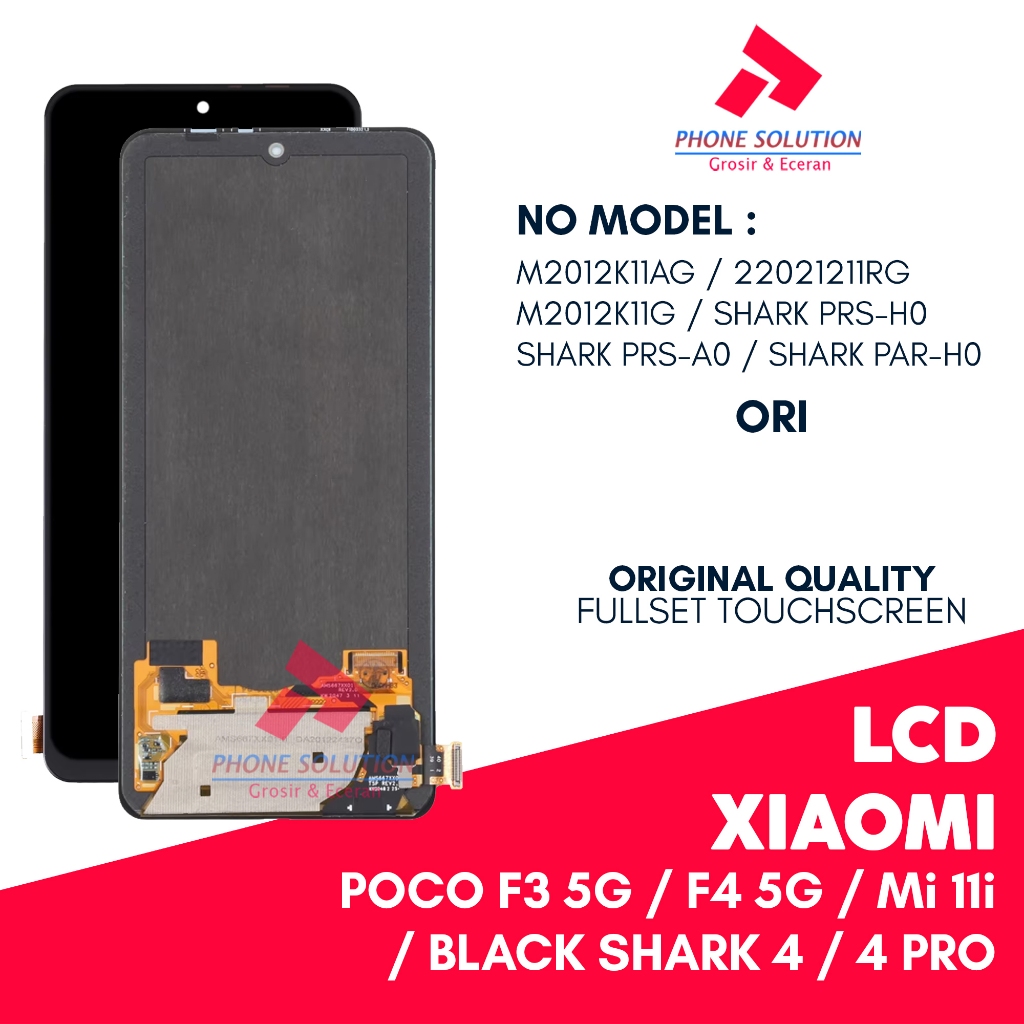 LCD Xiaomi Poco F3 5G / Poco F4 5G / Mi 11i / Black Shark 4 / 4 pro - Fullset Touchscreen Original