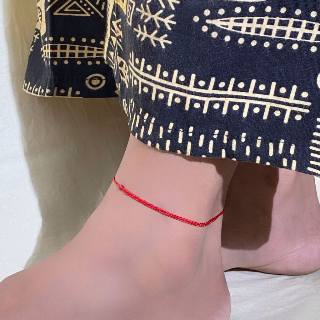 Gelang Tali  Nami Gelang Kaki Polos Simple Handamade Aksesoris  Aesthetic