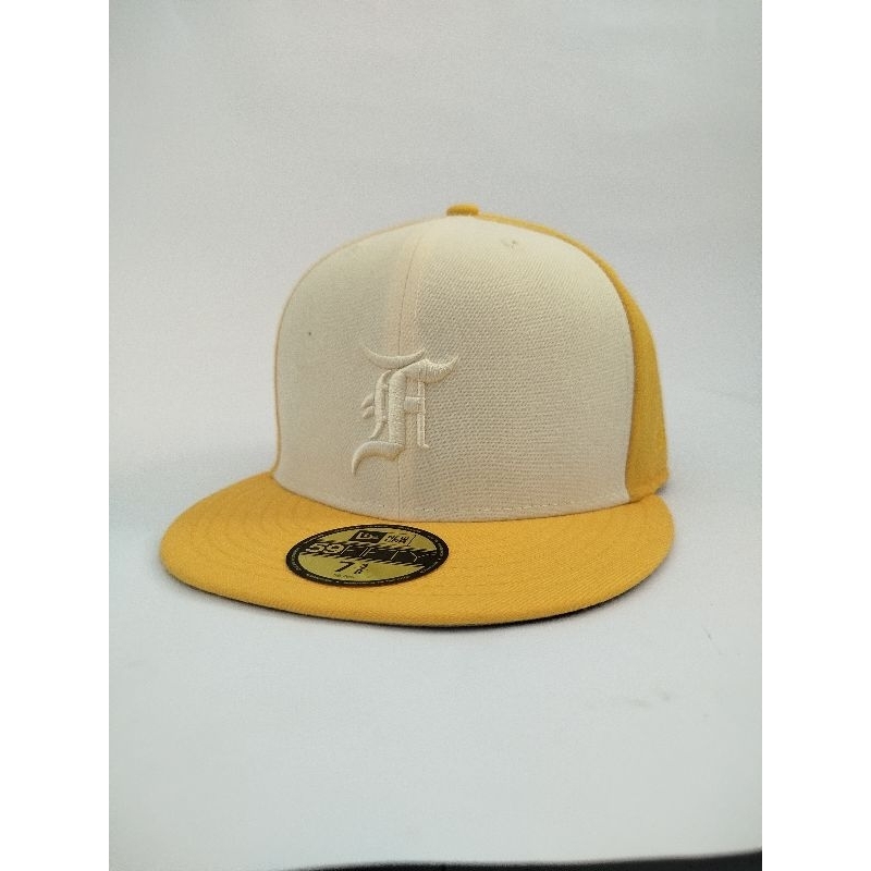 Topi New Era 59FIFTY Promodel Fear Of God Yellow Cream