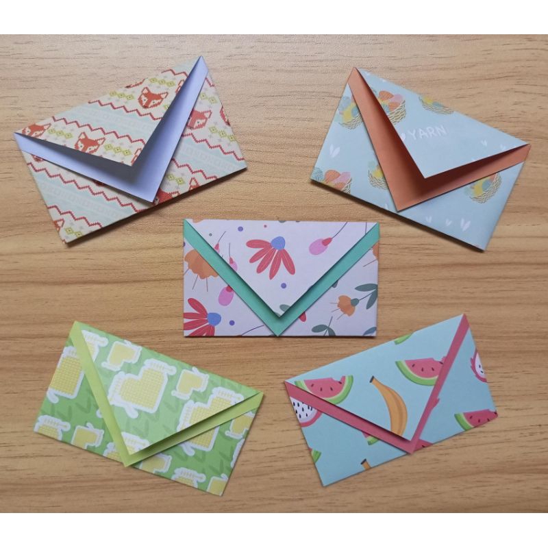 

Amplop origami motif hati / amplop kondangan/amplop lebaran murah/ amplop unik