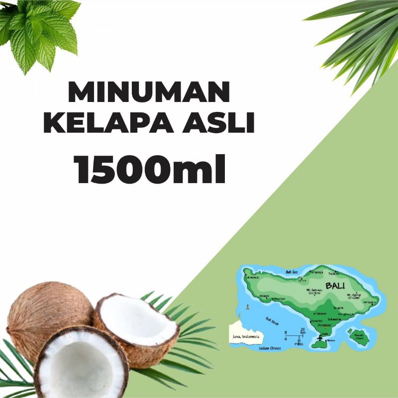 

minuman kelapa asli