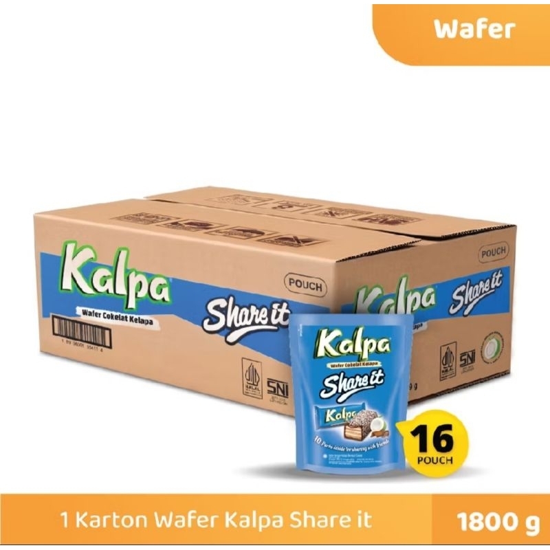 

Kalpa share it wafer coklat kelapa