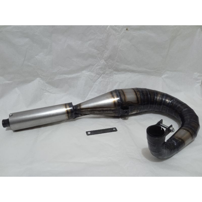 kenalpot vespa racing buang kanan/ buang kiri