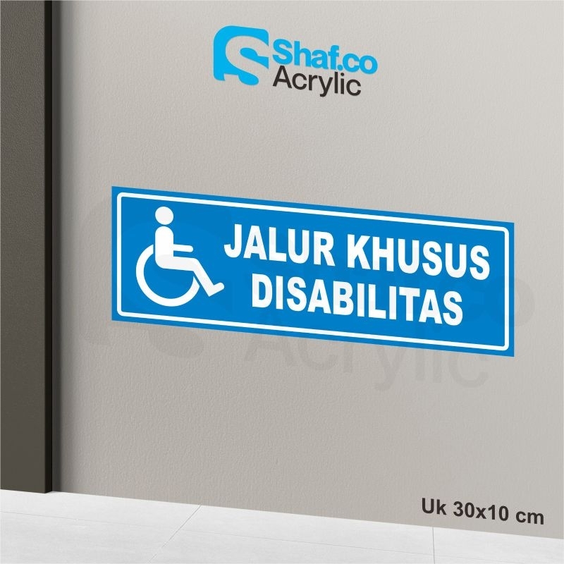 

STICKER JALUR KHUSUS DISABILITAS // STIKER KHUSUS // RAMBU-RAMBU