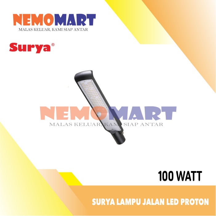 Surya Lampu Jalan LED Proton 100W CDL Cahaya Putih