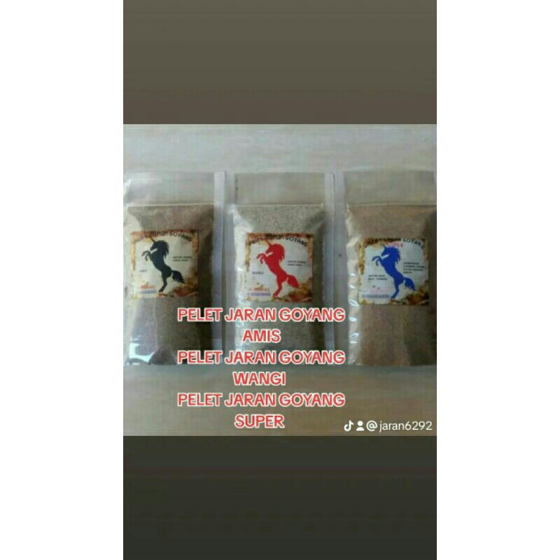 pelet jaran goyang umpan mancing ikan mas dan nila