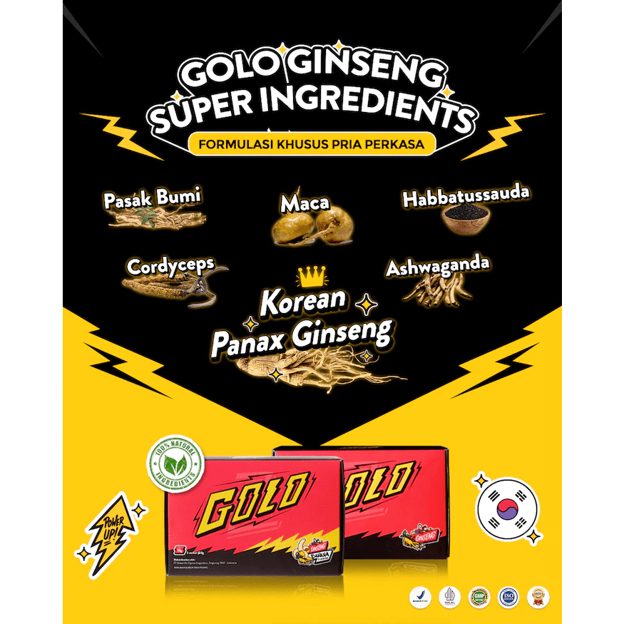 

Mister Golo Ginseng Original Super Ingredients