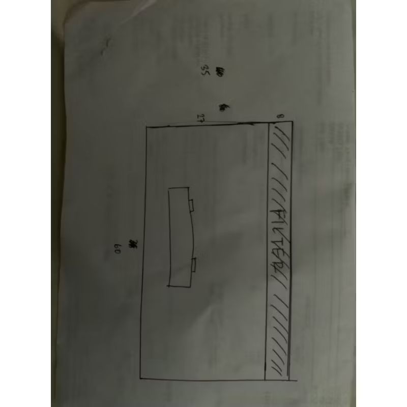 Tutup akuarium akrilik bahan 3mm bening  custom