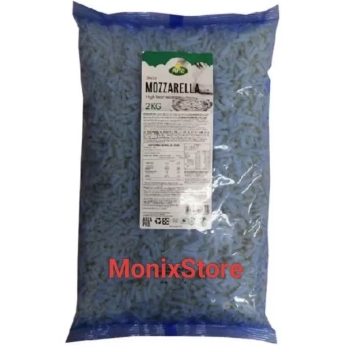 

IO ARLA PRO Mozzarella Shredded Pizza Topping 2 KG Dairy Partners Mozzarella Parut 2 KG 1KG Repack