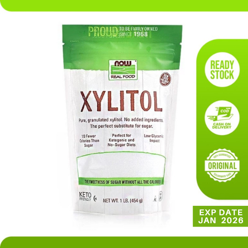 

Gula Sehat Alami Rendah Kalori Pemanis Organik Xylitol Now Foods 454g