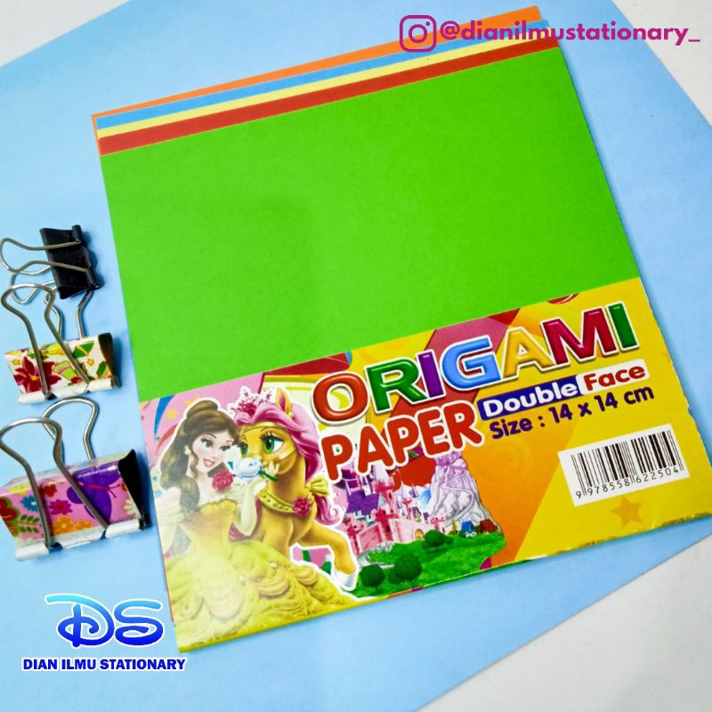 

kertas lipat origami 14x14 kW double face