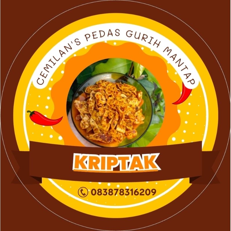 

KRIPTAK "Kripik Otak Otak" Cemilan's Pedas Gurih Mantap