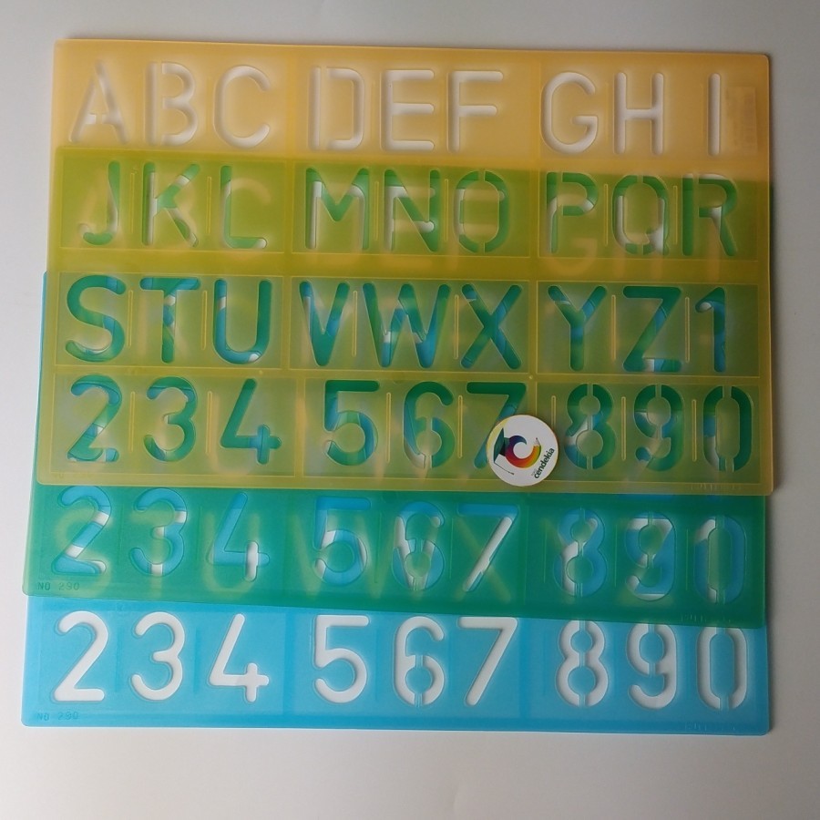 

Penggaris Sablon Mal Butterfly No.290 - Biru Muda