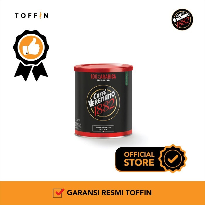 

Caffe Vergnano Arabica 100% Espresso Tin 250g - Bubuk Kopi Vergnano