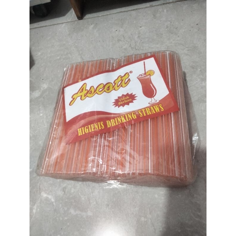 Sedotan plastik boba salur