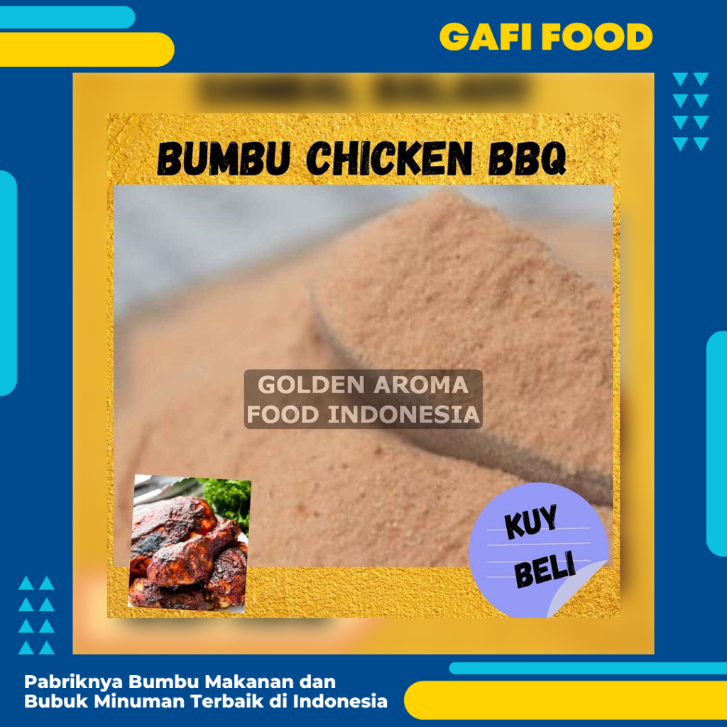 

BUMBU TABUR CHICKEN BBQ BARBEQUE 1 KG FOOD GRADE 1Kg Bubuk Bumbu Basreng Tahu Bulat Singkong Cilung