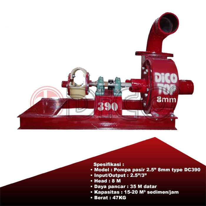 POMPA Pasir 2½" Mini DICO 8mm DC 390